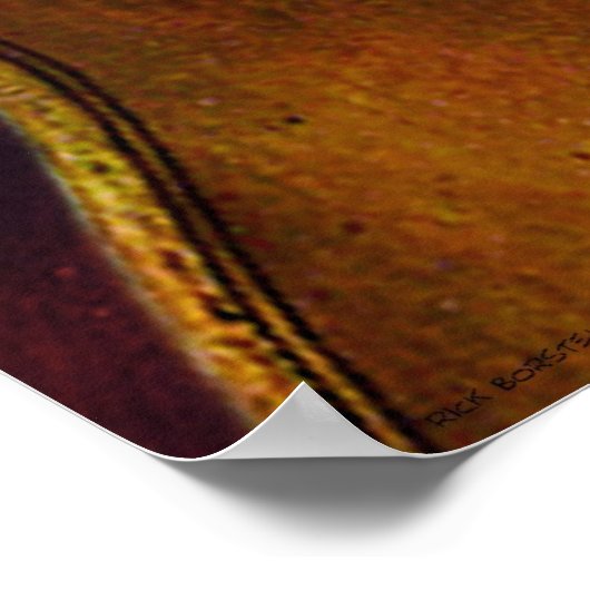 Violin Compositie afdrukken Poster (Hoek)