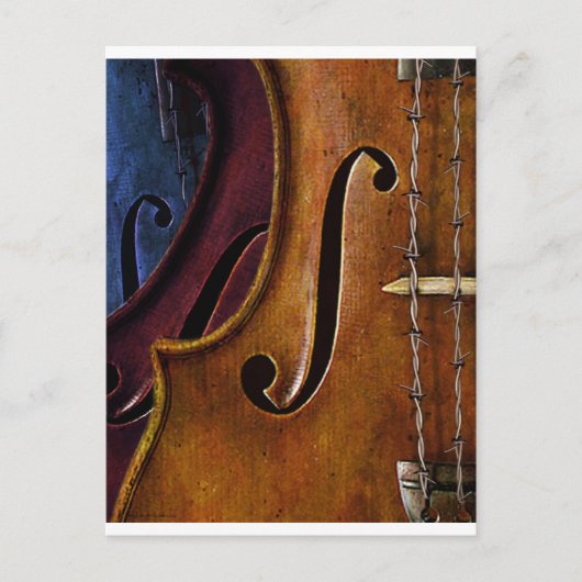 Violin Composition Briefkaart (Voorkant)