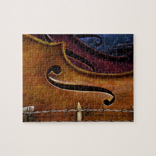 Violin Composition puzzle Legpuzzel (Horizontaal)