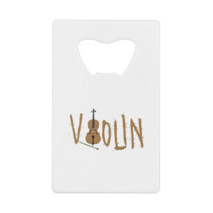 Violin Creditkaart Flessenopener