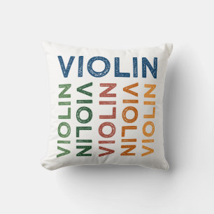 Violin Cute Colorful Kussen
