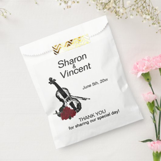 Violin Dank je Bedankzakje (Gezegeld)