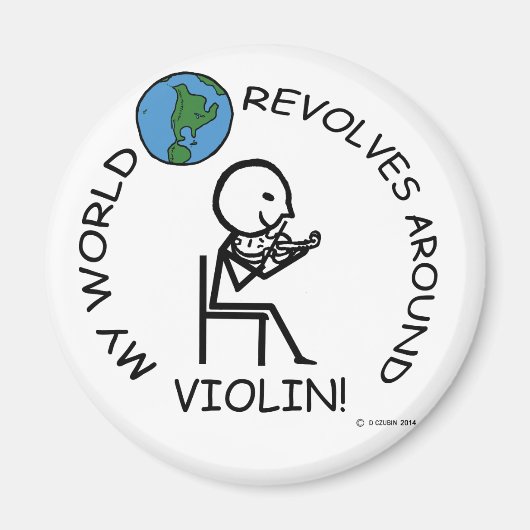 Violin - De wereld revolteert rond Magneet (Voorkant)