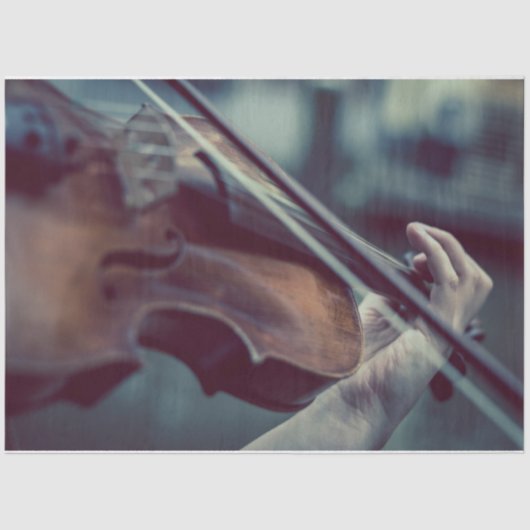 Violin Decoupage Tissuepapier (Voorkant)