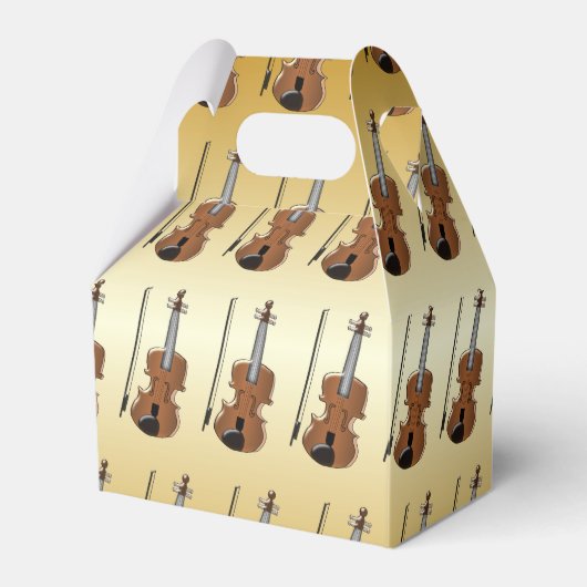Violin design bedankdoosjes (Voorkant Zijde)