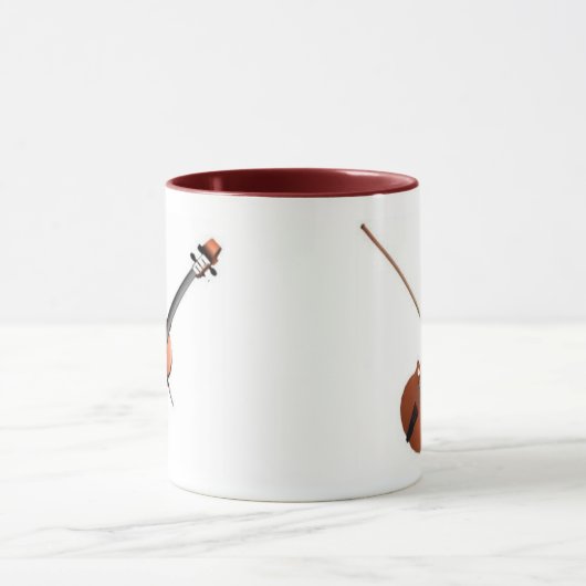 Violin design mok (Midden)