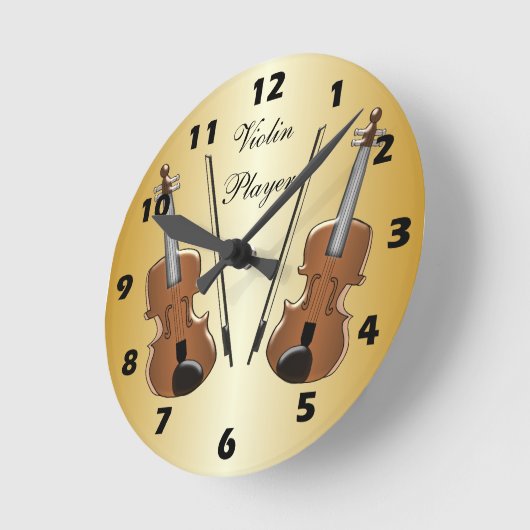 Violin design ronde klok (Hoek)