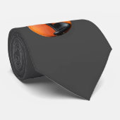 Violin design stropdas (Opgerold)