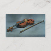 Violin en boog visitekaartje (Achterkant)