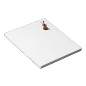 Violin en Bow Notitieblok (Schuin)