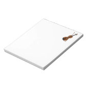 Violin en Bow Notitieblok (Linkerzijde)