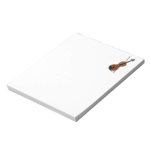 Violin en Bow Notitieblok (Linkerzijde)