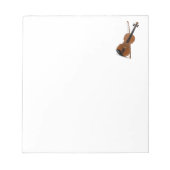 Violin en Bow Notitieblok (Voorkant)