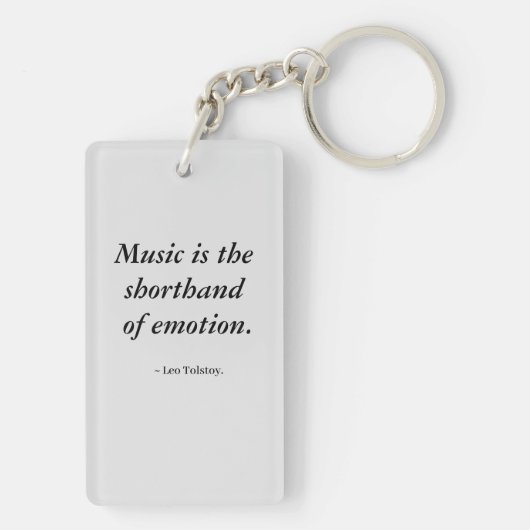 Violin en Flowers op een Sleutelhanger (achterkant)