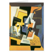 Violin en glas door Juan Gris,  Cubisme (Voorkant)