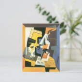 Violin en glas door Juan Gris,  Cubisme (Staand voorkant)