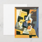 Violin en glas door Juan Gris,  Cubisme (Voorkant / Achterkant)