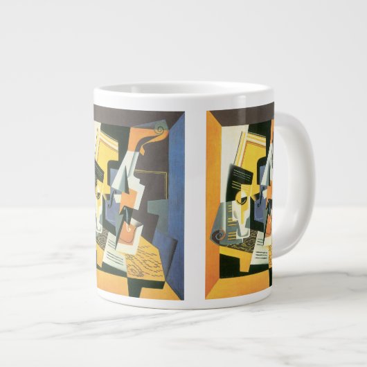 Violin en glas door Juan Gris,  Cubisme Grote Koffiekop (Voorkant rechts)