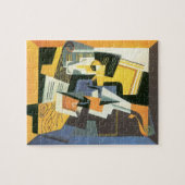 Violin en glas door Juan Gris,  Cubisme Legpuzzel (Horizontaal)