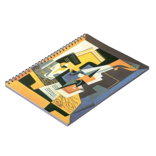 Violin en glas door Juan Gris,  Cubisme Notitieboek (Linkerzijde)