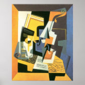 Violin en glas door Juan Gris,  Cubisme Poster (Voorkant)
