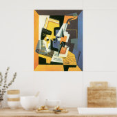 Violin en glas door Juan Gris,  Cubisme Poster (Keuken)