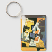 Violin en glas door Juan Gris,  Cubisme Sleutelhanger (Voorkant)