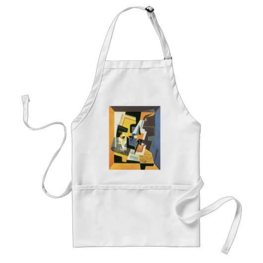 Violin en glas door Juan Gris,  Cubisme Standaard Schort (Voorkant)