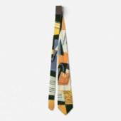 Violin en glas door Juan Gris,  Cubisme Stropdas (Achterkant)