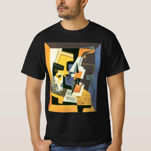 Violin en glas door Juan Gris, Cubisme T-shirt (Voorkant)