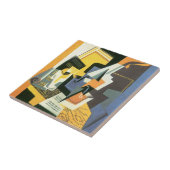 Violin en glas door Juan Gris,  Cubisme Tegeltje (Zijkant)