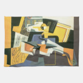 Violin en glas door Juan Gris,  Cubisme Theedoek (Horizontaal)
