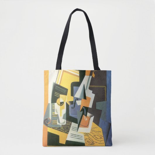 Violin en glas door Juan Gris,  Cubisme Tote Bag (Voorkant)