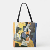 Violin en glas door Juan Gris,  Cubisme Tote Bag (Achterkant)