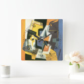 Violin en glas door Juan Gris,  Cubisme Vierkante Klok (Huis)