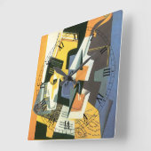 Violin en glas door Juan Gris,  Cubisme Vierkante Klok (Hoek)