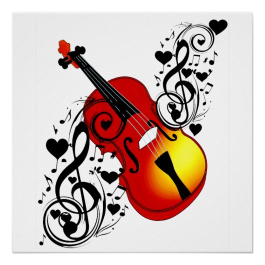 Violin en me_ perfect poster (Voorkant)