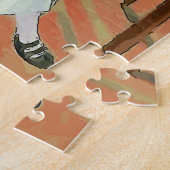Violin en mobiele telefoon, Fauvism Legpuzzel (Zijkant)