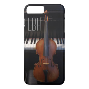 Violin en piano-toetsenbord met aangepast monogram Case-Mate iPhone case