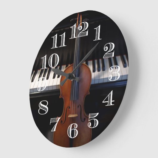 Violin- en pianoklozontwerp grote klok (Hoek)