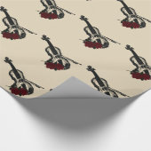 Violin en Rozen Cadeaupapier (Hoek)