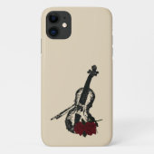 Violin en Rozen Case-Mate iPhone Case (Achterkant)