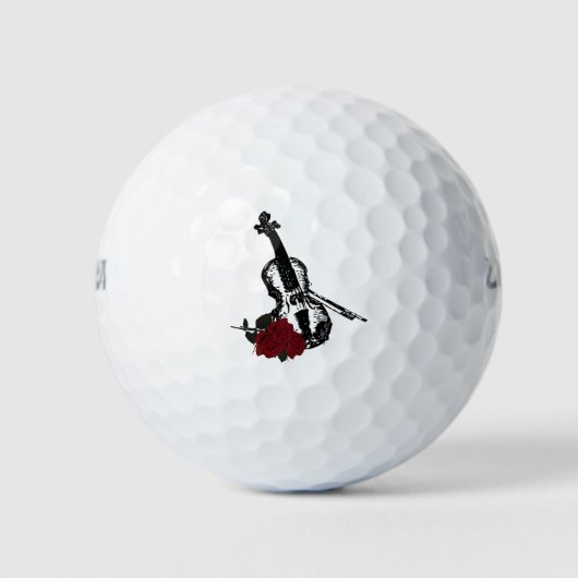 Violin en Rozen Golfballen (Voorkant)