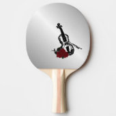 Violin en Rozen Silver Tafeltennisbatje (Voorkant)