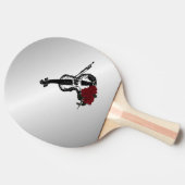 Violin en Rozen Silver Tafeltennisbatje (Zijkant)