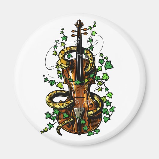 Violin en slang magneet (Voorkant)