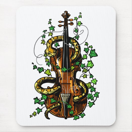 Violin en slang muismat (Voorkant)