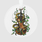 Violin en slang ornament (achterkant)