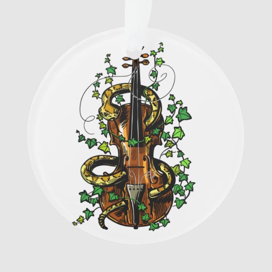 Violin en slang ornament (voorkant)
