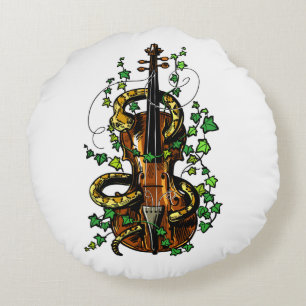 Violin en slang rond kussen